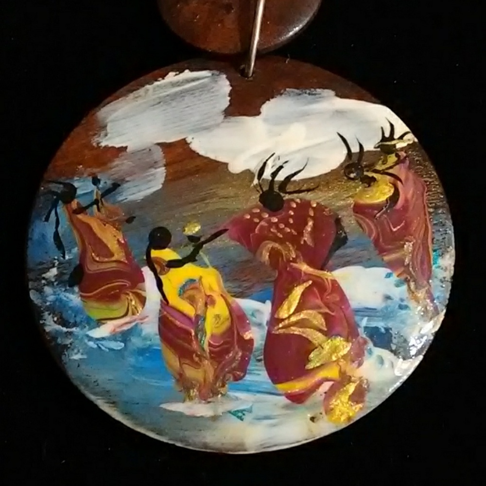 Hand-painted one-of-a-kind ethnic images